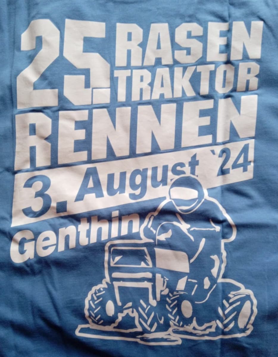 Plakat: 25. Rasentraktorrennen - Der Berg ruft!